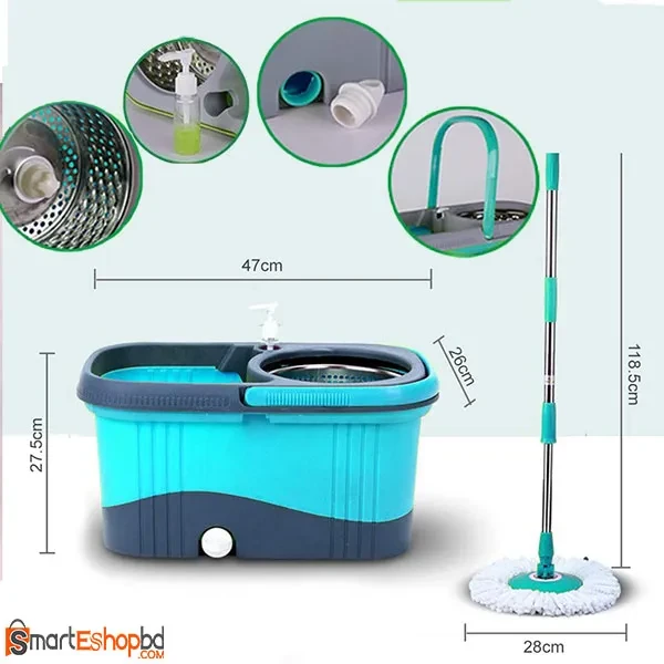 360 squeeze spin magic mop
