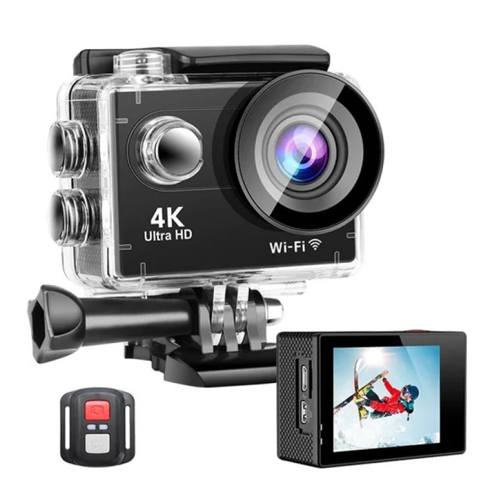 4K SPORTS ULTRA HD DV 30M WATER RESISTANT ACTION CAMERA with Remote