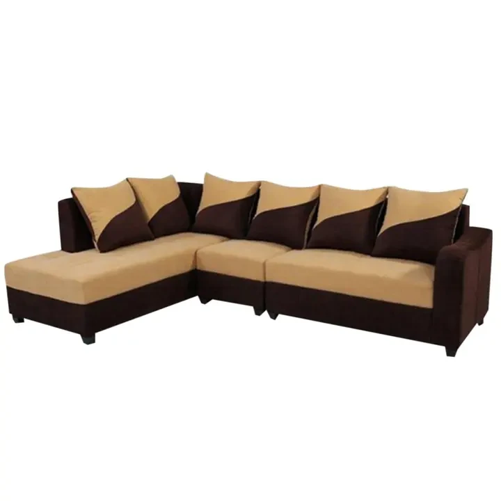 L Shape Sofa Set Malaysiyan Process Wood Sofa Set