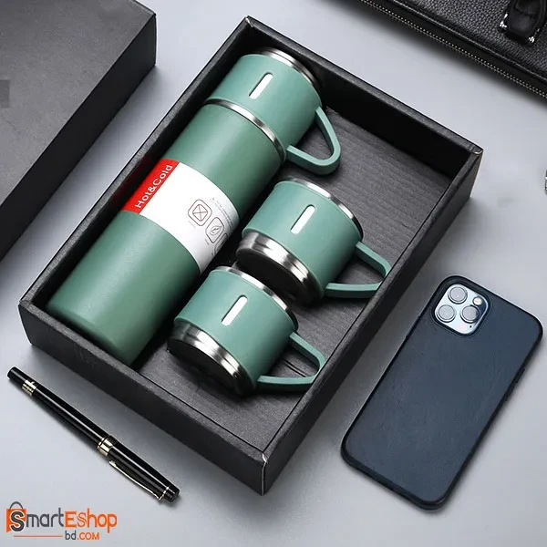 Stainless Steel Vacuum Flask Set