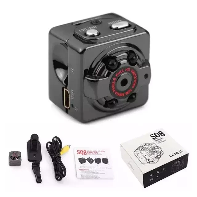 SQ8 Mini Camera Full HD 1080P IR Night Vision