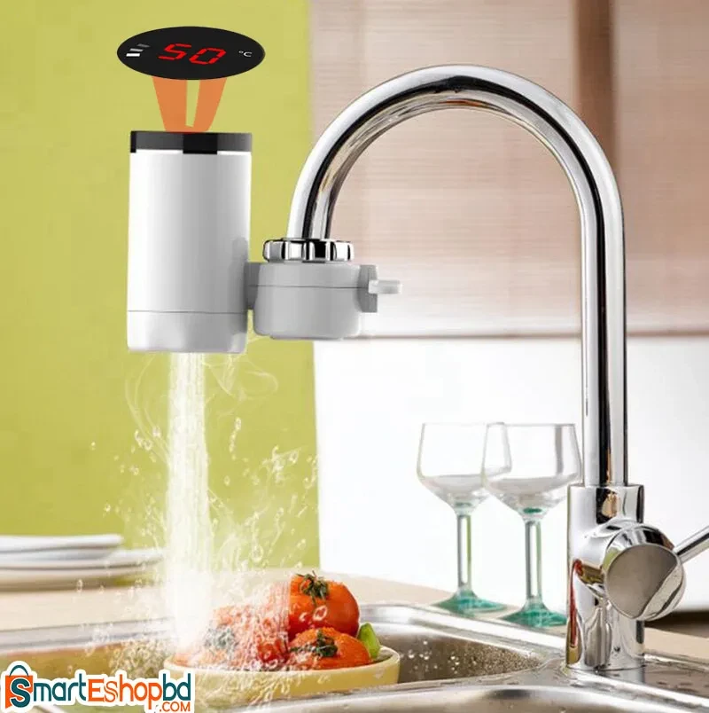 Hot Water Faucet Heater Tap With Indicator Light/LCD Display