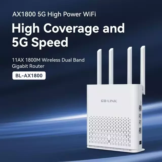 LB-LINK BL-AX1800 802.11ax WiFi6 Dual-Band Gigabit Router