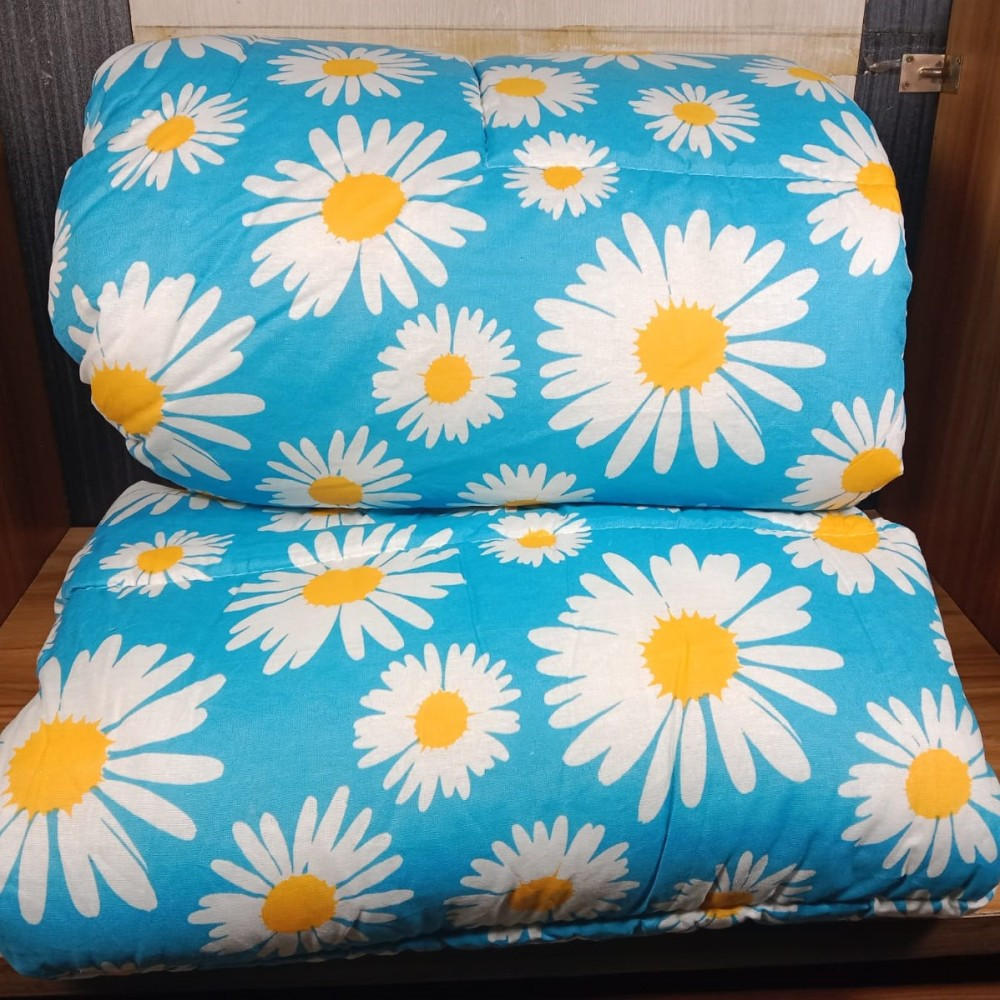 1 Pcs Comforter Blanket Premium Print Double King Size Comforter for Winter Poly Filler Lightweight Comforter