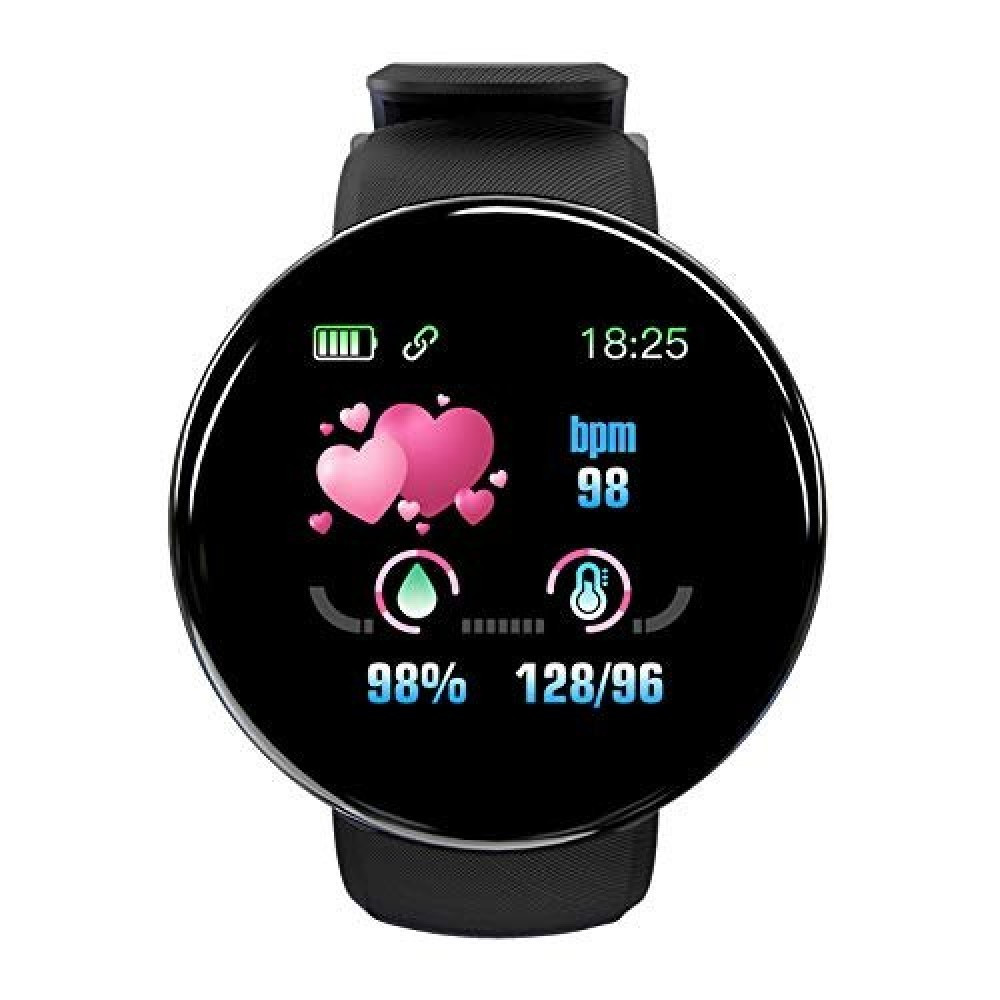 D18 Bluetooth Smart Watch Men Blood Pressure Smartwatch Women Waterproof Sport Heart Rate Fitness Tracker Smart Clock Watches
