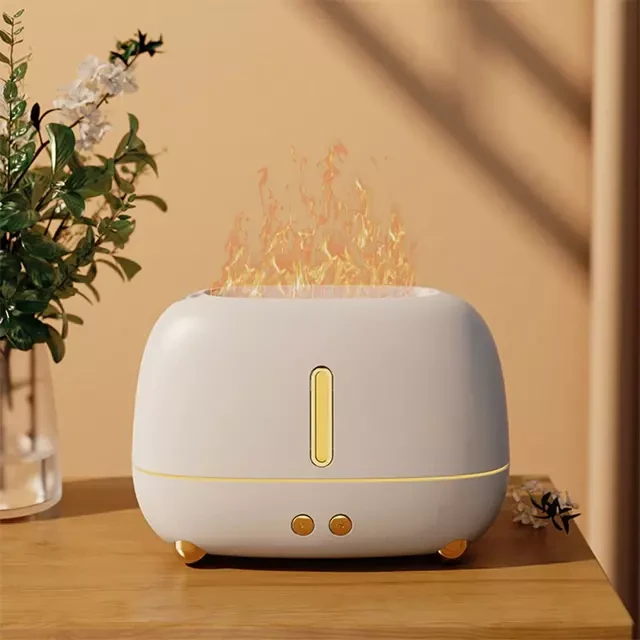 GearUp A318 Flame Aroma Diffuser Air Humidifier (250ml)