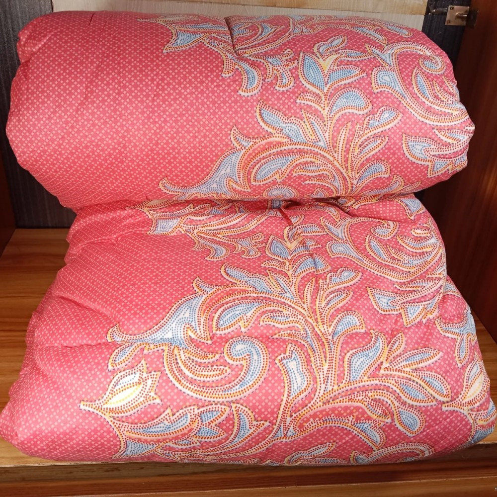 1 Pcs Comforter Blanket Premium Print Double King Size Comforter for Winter Poly Filler Lightweight Comforter