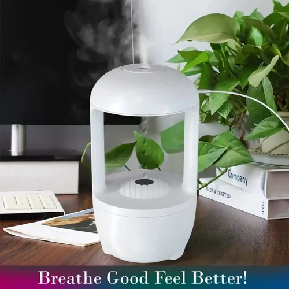 ORILEY Anti-gravity Cool Mist Humidifier Ultrasonic Water Drop Air Humidifiers