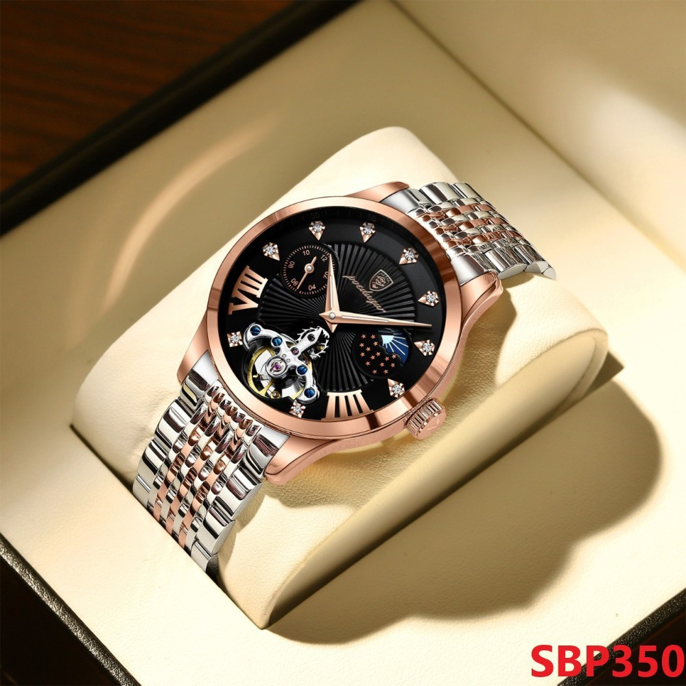 POEDAGAR Men Watch Fashion Luxury Stainless Stain Business Quartz Watches Waterproof Luminous Week Date Men‘s Wristwatch