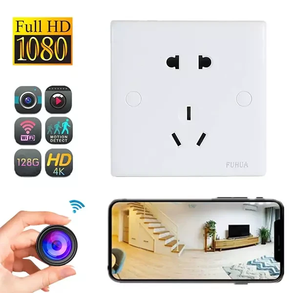 WiFi Wall Socket Camera