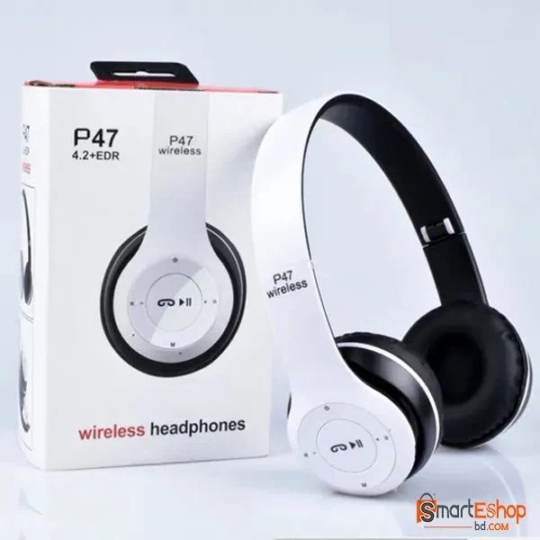 Wireless Bluetooth Headphone With SD Card Slot P47