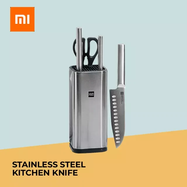 Huohou 5 in1 Stainless Steel Kitchen Knife Set