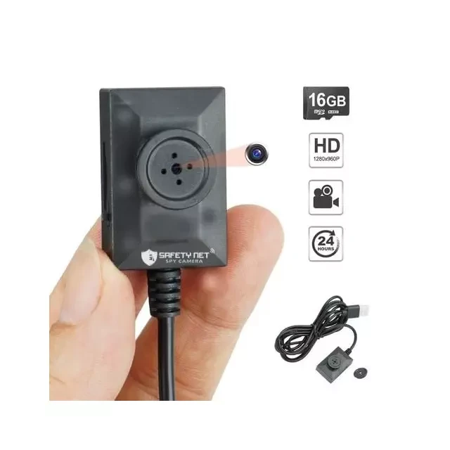 Button Camera with USB Cable