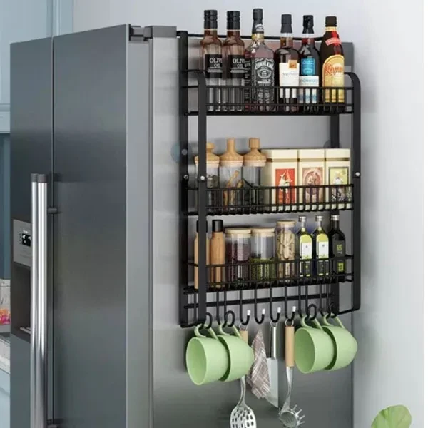 Wall mounted kitchenware shelf