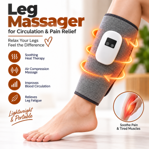 Leg Massager for Circulation and Pain Relief, Calf Air Compression Massager