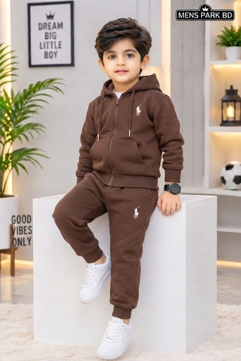 Boys Zipper Hoodie Combo Set