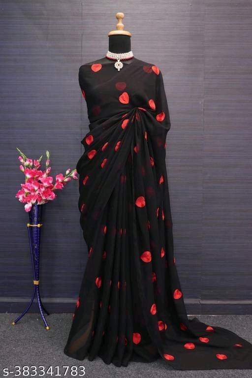 love sari with ambordari work