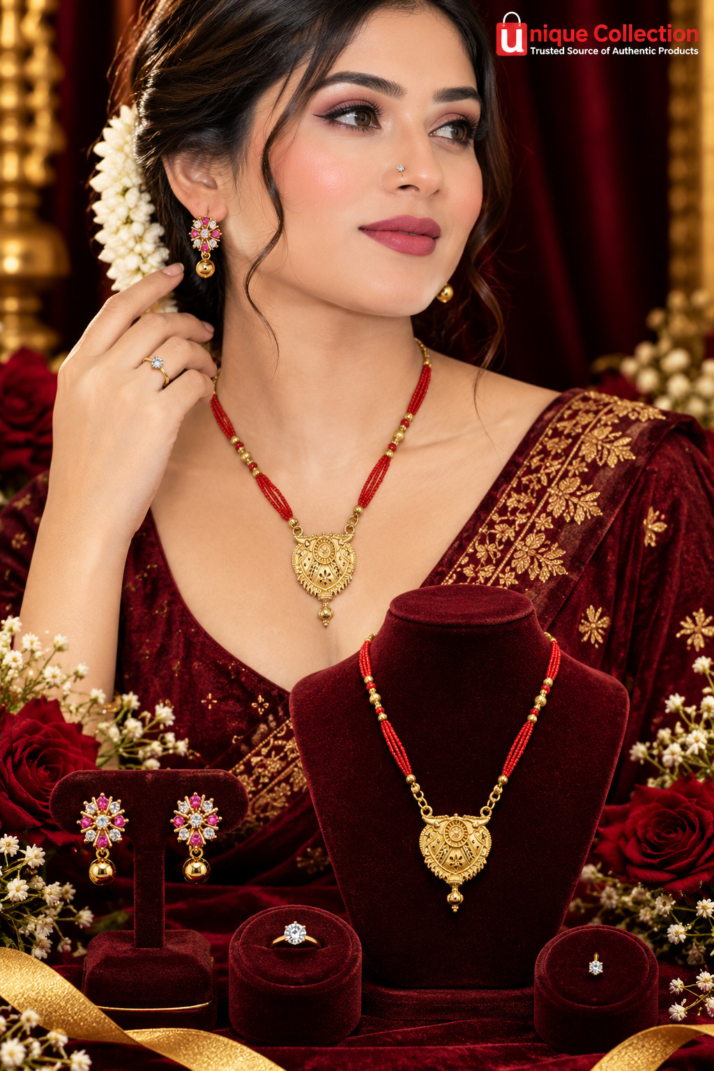 প্রিমিয়াম সীতা হার জুয়েলারি সেট (code-65)