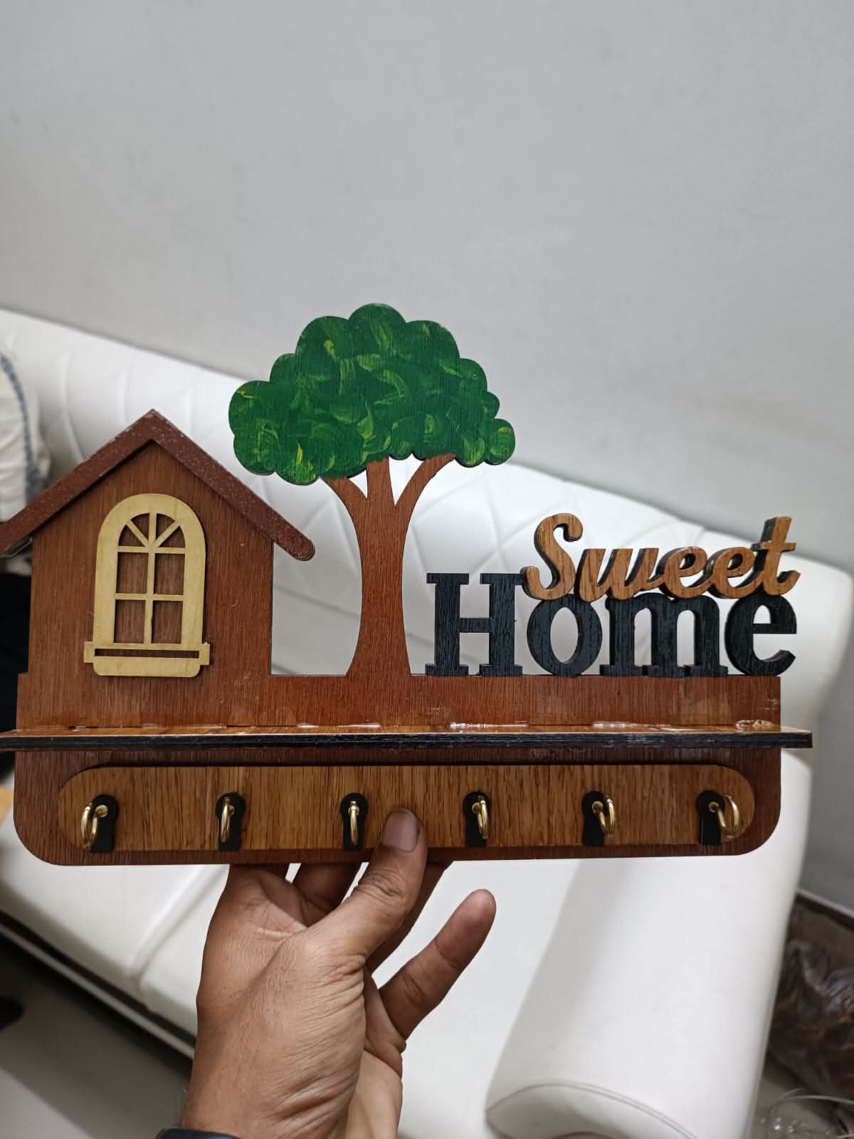 Wooden key holder